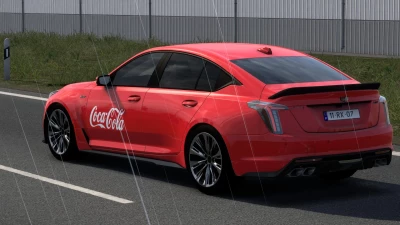COCA-COLA CADILLAC CT5-V BLACK WING 2022 ETS2 1.54