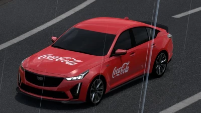 COCA-COLA CADILLAC CT5-V BLACK WING 2022 ETS2 1.54
