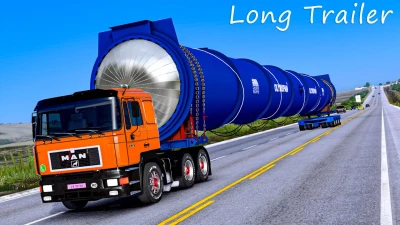 ETS2 Multiaxle Autoclave Long Trailer Mod 1.53 and 1.54