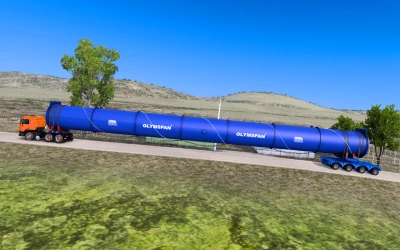 ETS2 Multiaxle Autoclave Long Trailer Mod 1.53 and 1.54