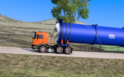 ETS2 Multiaxle Autoclave Long Trailer Mod 1.53 and 1.54