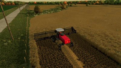 FS22 John Deere W260 + Macdon Swather Heads edit v1.0.0.0