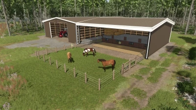 Horse Barn With Storage v1.0.0.0