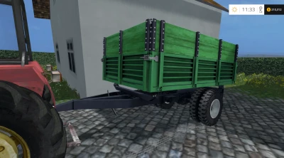 KAMIONSKA 4.5T PRIKOLICA NEW GREEN BLACK EXTRA HIT TRAILER V1.0