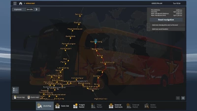 Map Sitinjau Lauik V16.1 With New Roads ETS2 1.36 to 154