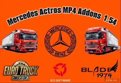 Mercedes Actros MP4 Addons  1.54