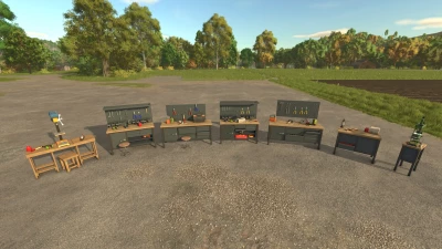 Movable Shelf And Bench Pack v1.0.0.0