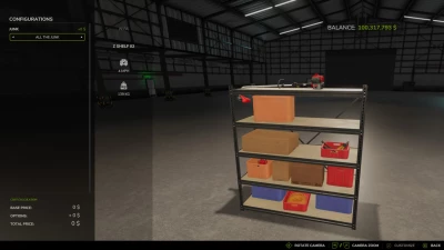 Movable Shelf And Bench Pack v1.0.0.0