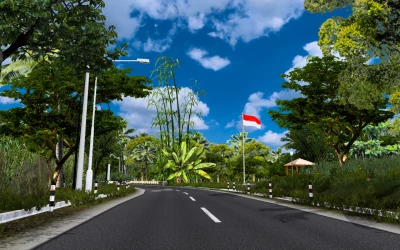 New Bali Map Version 2.5 ETS2 1.36 - 1.54