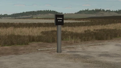 Placeable sign No Farmers No Food v1.0.0.0