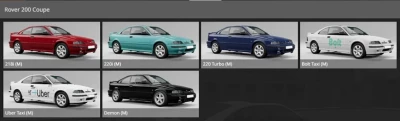 Rover 200 Coupe (1992-2000) V1.2 0.35.x