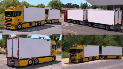 Scania NextGen Autotreno Frigo + Trailer MEGAMOD 1.54