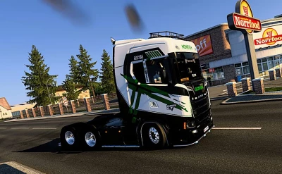 Scania S Green X Blue stripes v1.0