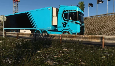 Serene blue Scania S v1.0