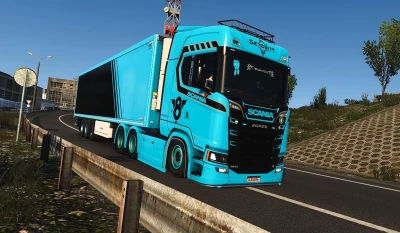 Serene blue Scania S v1.0