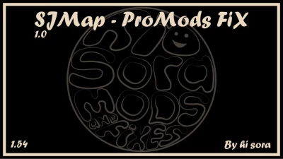 SJMap - ProMods FIX v1.0 1.54