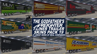 The Godfather's Freighter T-Liner Trailer Skins Pack 19 v1.1