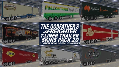 The Godfather's Freighter T-Liner Trailer Skins Pack 20 v1.0