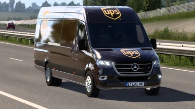 UPS MERCEDES-BENZ SPRINTER TRZPRO ETS2 23 04 2025 1.0 1.54