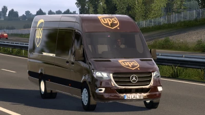 UPS MERCEDES-BENZ SPRINTER TRZPRO ETS2 23 04 2025 1.0 1.54