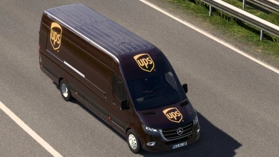 UPS MERCEDES-BENZ SPRINTER TRZPRO ETS2 23 04 2025 1.0 1.54