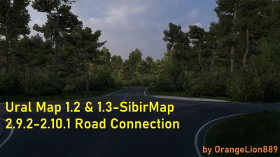 Ural Map 1.2 & 1.3-SibirMap 2.9.2-2.10.1 Road Connection v1.0 1.53 & 1.54