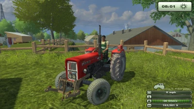 Ursus c 360 2WD Nowy Tuz Bez Kabiny Czerwony Polski V2.0