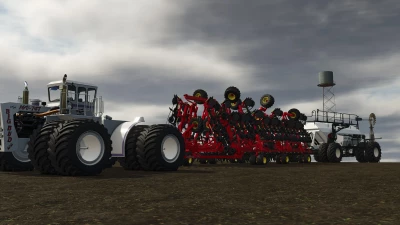 Bourgault 3420-100 Paralink Hoe Drill + 71300 Air Cart v1.0.0.0