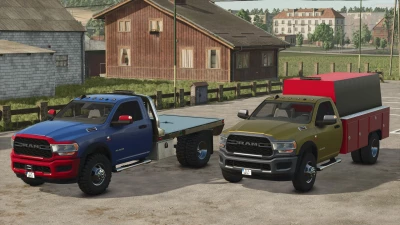 Dodge Ram 5500 Flatbed & Service Trucks v1.0.0.0