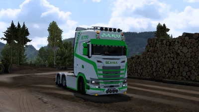 Green Forest skin for Next Gen Scania S, R v1.0