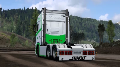 Green Forest skin for Next Gen Scania S, R v1.0