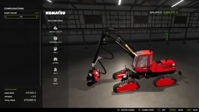Komatsu Harvester 911 v1.4.0.0