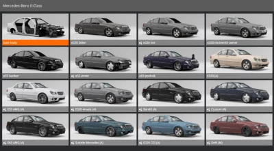 Mercedes-Benz E-Class (W211) Rework  0.35.x