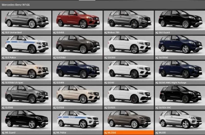 Mercedesb-Benz M-Class (W166) Update 0.35.x