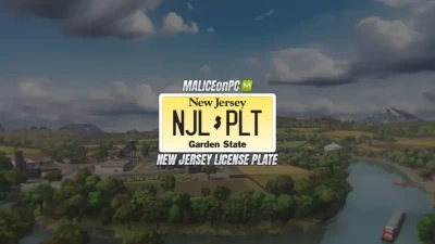 New Jersey License Plate v1.0.0.0