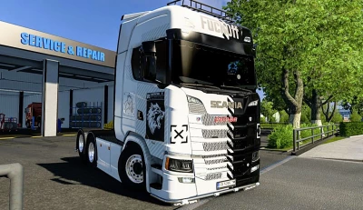 Scania Black X White v1.0