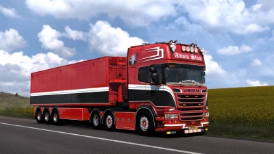 Scania R580 Adwin Stam + Trailer v7.1 1.54