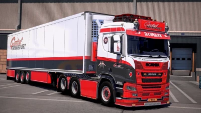 Scania R660 DANMARK + Trailer v1.54