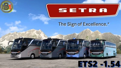 Setra 517Hdh-Topclass 2021 ETS2 1.54