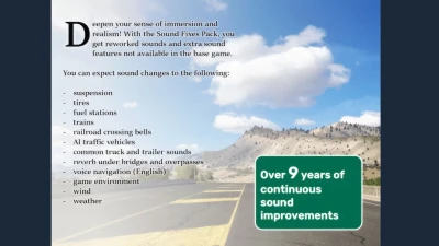 Sound Fixes Pack - ATS v25.19.2