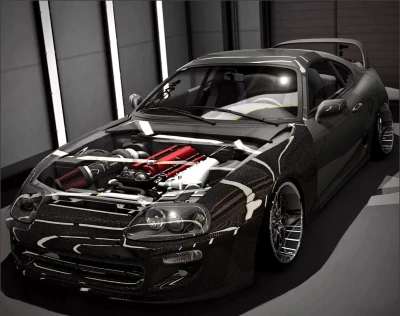 Toyota Supra Sports Car 0.35