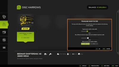Tramline Shop Filter v1.0.0.0