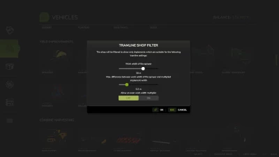 Tramline Shop Filter v1.0.0.0