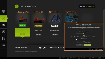 Tramline Shop Filter v1.0.0.0