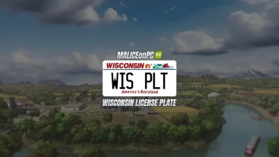 Wisconsin License Plate v1.0.0.0