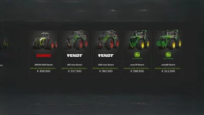 Electric Large Tractors Pack v1.0.0.1