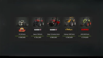 Electric Large Tractors Pack v1.0.0.1