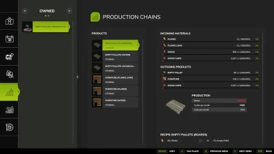 Empty Pallets Production v1.0.0.0
