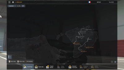 ETS2 World Map Background v1.0
