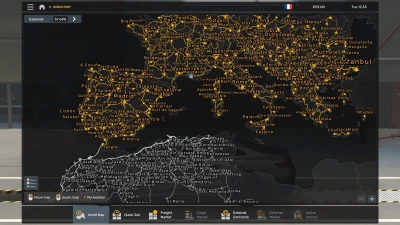 ETS2 World Map Background v1.0